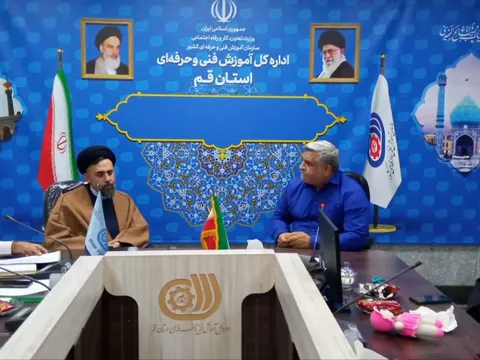 تقدیر جامعه کارگری از مدیرکل آموزش فنی و حرفه‌ای قم