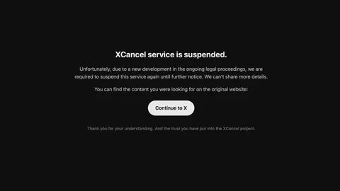 تهدید حقوقی ایکس Nitter و XCancel را از کار انداخت