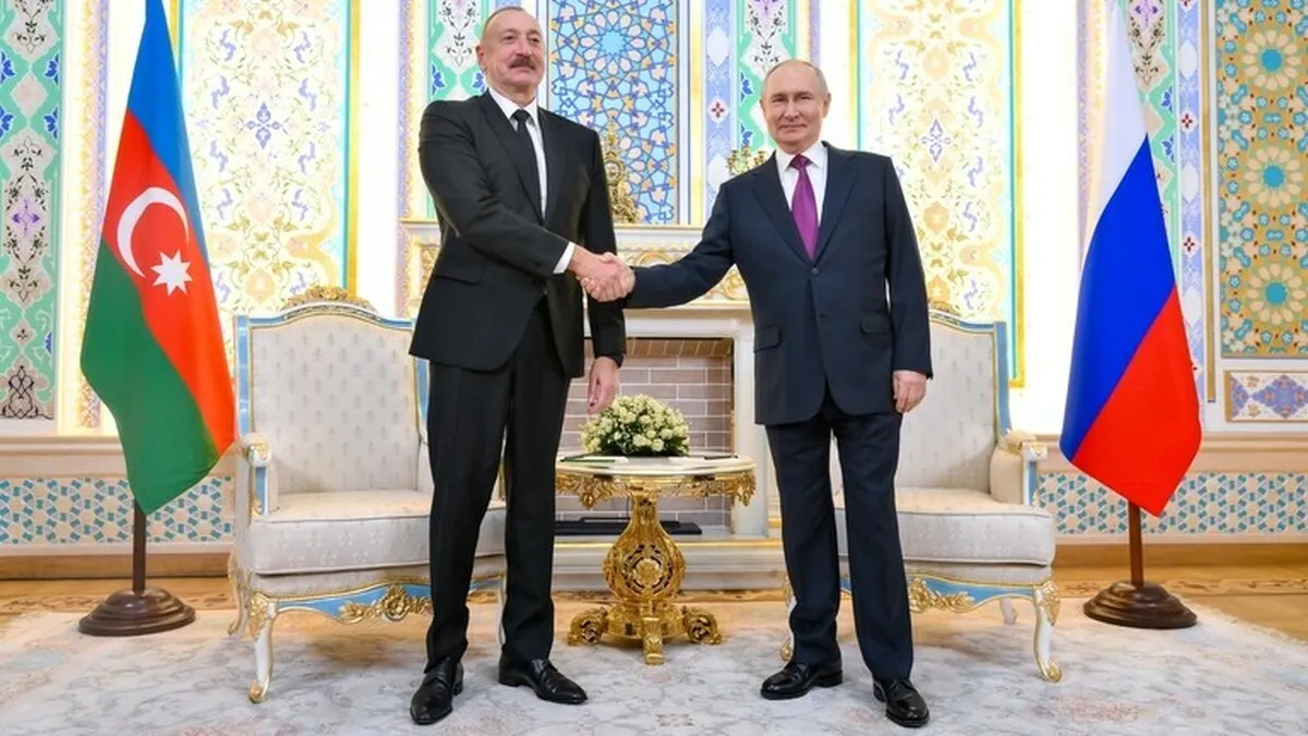 Russian president: Ukrainian drone among causes of Azerbaijan plane crash