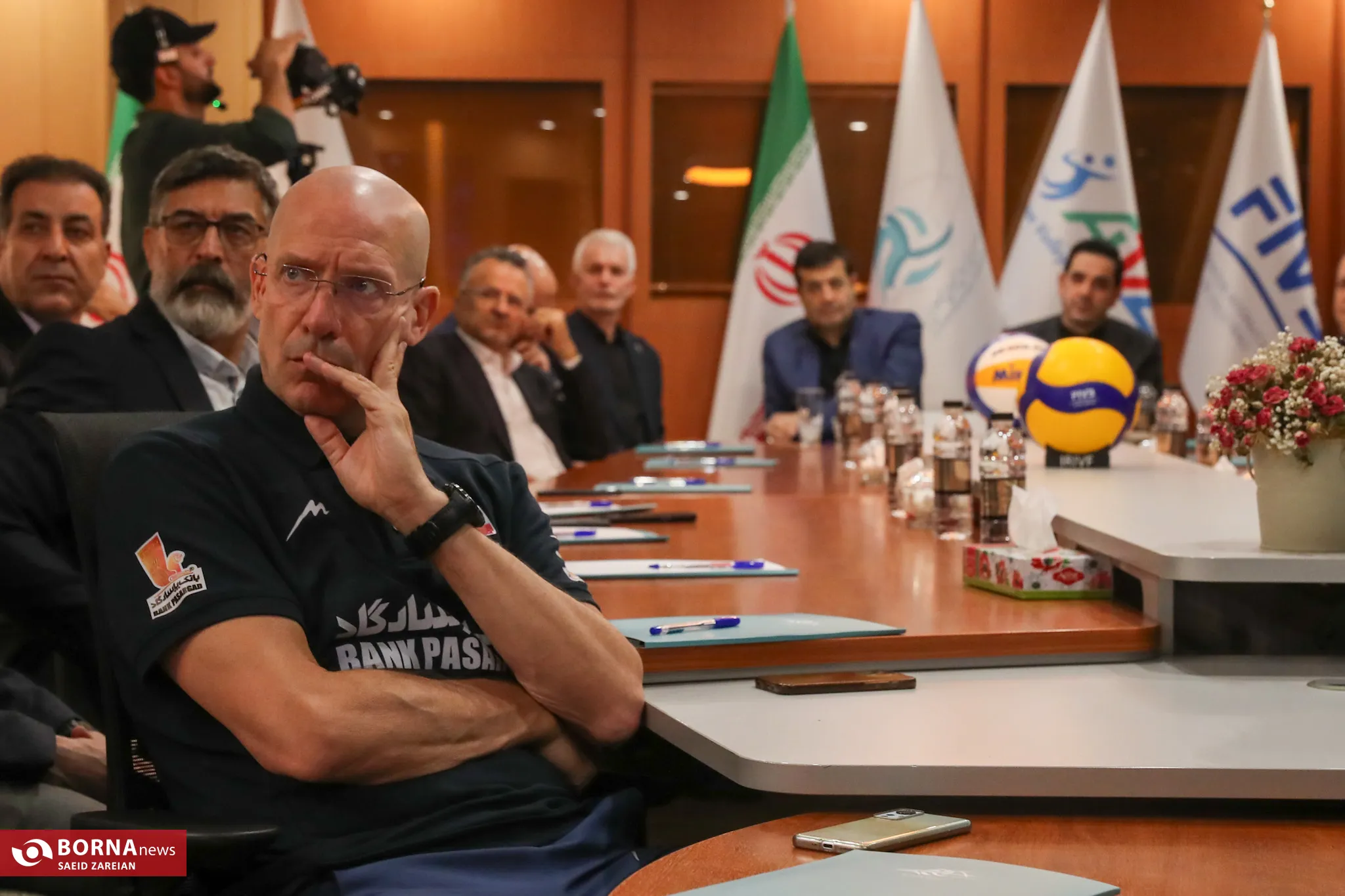 بازدید وزیر ورزش و جوانان از اردوی تیم ملی والیبال