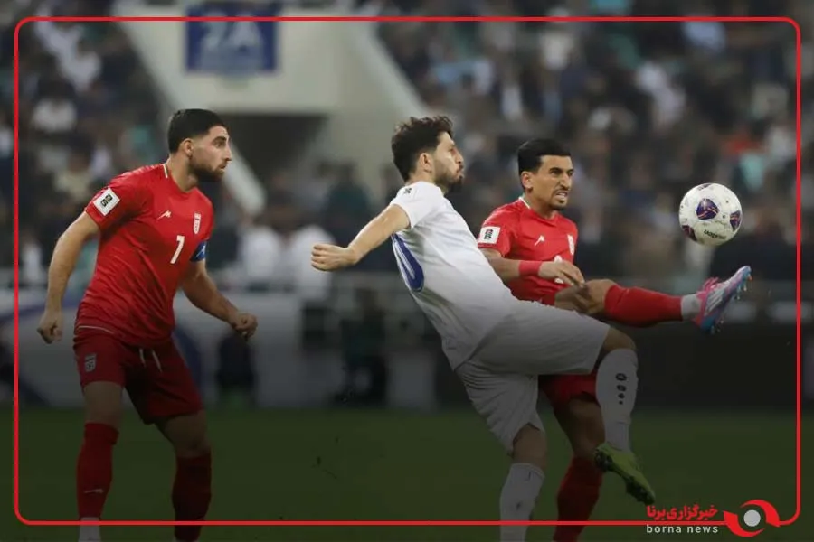 گل اول ایران به ازبکستان با گل به خودی
