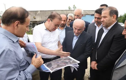 بازدید میدانی استاندار مازندران از پروژه گردشگری ۴۵۰ هزار متری لوتوس