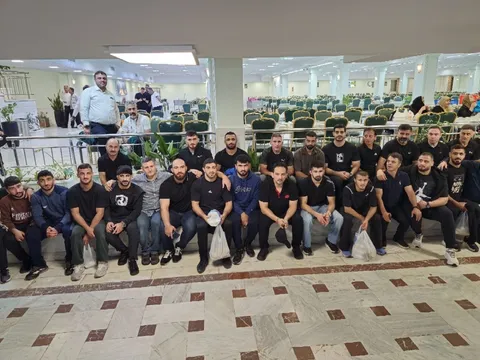 ملی‌پوشان کشتی آزاد و فرنگی به زیارت حرم مطهر امام رضا (ع) رفتند