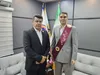 در دیدار پیمان حدادی و  اصغر ناظری؛ مدیرعامل پرسپولیس سفیر افتخاری فدراسیون چوگان شد
