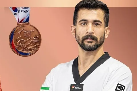 علیرضا بخت مدال برنز گرندپری پاراتکواندو کره جنوبی را کسب کرد
