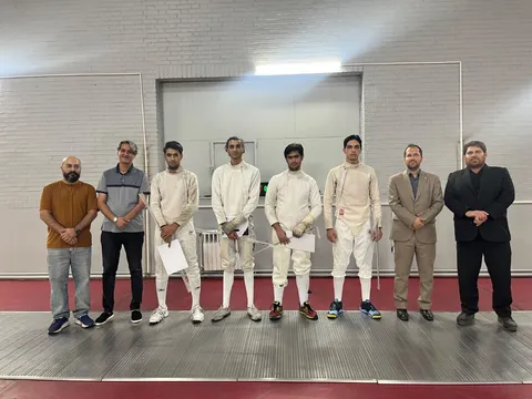 برگزاری مسابقات شمشیربازی قهرمانی خراسان جنوبی در بیرجند