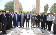 استاندار مرکزی با حضور در یادمان شهدای گمنام کمیجان، آرمان‌های والای شهیدان را گرامی داشت
