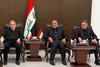 دیدار العامری و استانداران کربلا و بصره با عراقچی