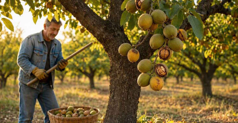آغاز برداشت گردو از باغات قزوین؛ پیش‌بینی تولید بیش از ۶ هزار و ۵۰۰ تن
