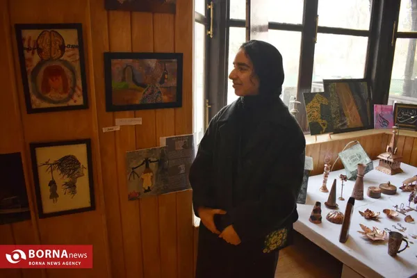 نمایشگاه هنری نقش و نگار در کشمیر هند