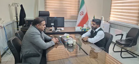 بازدید رئیس حراست فرمانداری چرداول از اداره راهداری و حمل و نقل جاده‌ای شهرستان