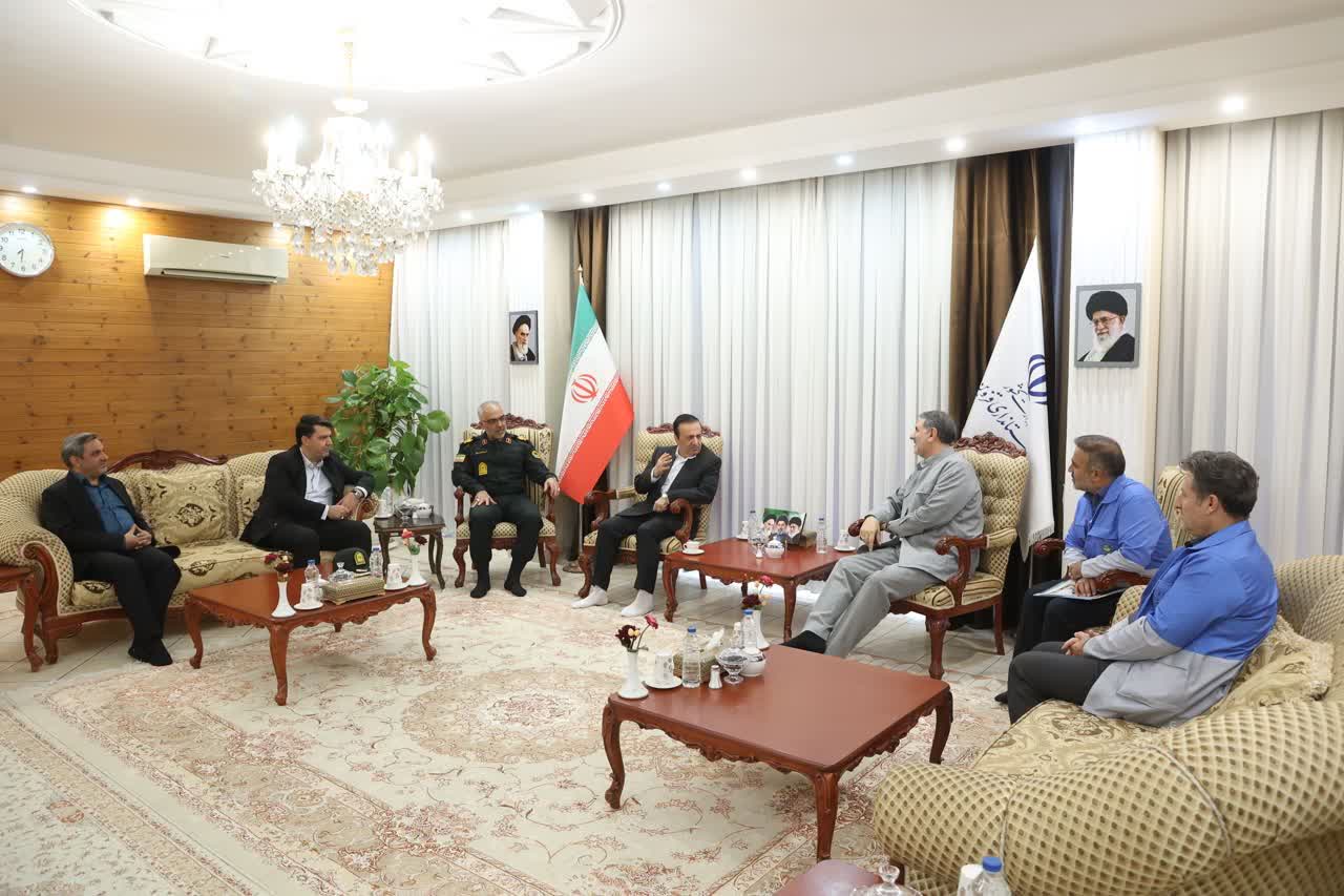 دیدار رئیس سازمان مدیریت بحران کشور با استاندار قزوین 