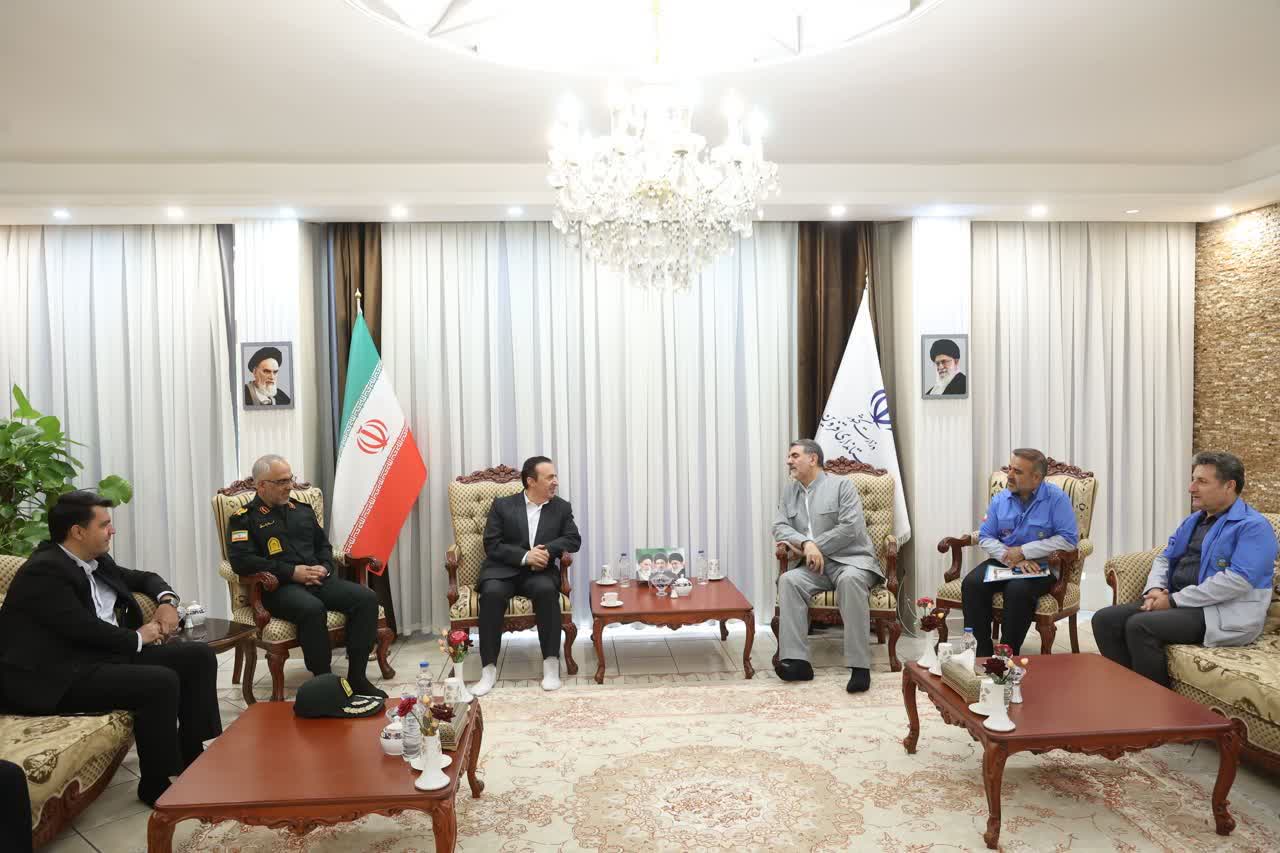 دیدار رئیس سازمان مدیریت بحران کشور با استاندار قزوین 