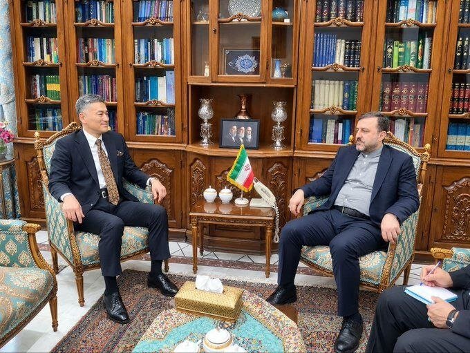 دیدار غریب‌آبادی با سفرای هند، ژاپن و اسپانیا/ تاکید بر حفظ و گسترش روابط دوجانبه