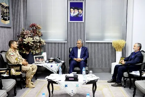 دیدار فرمانده مرزبانی استان با استاندار سیستان و بلوچستان