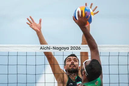 دیدار تیم‌های والیبال ساحلی ایران و مالدیو / NOGOYA2026