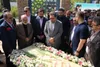 تجدید میثاق وزیر صمت و استاندار خوزستان با آرمان‌های شهدا در شرکت فولاد اکسین