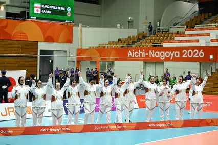 مدال نقره تیم ملی والیبال نشسته دختران/NAGOYA2026