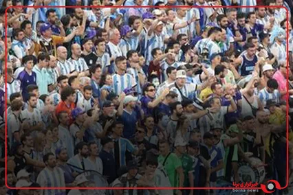 درگیری هواداران انگلیس و آرژانتین پیش از دیدار این دو تیم