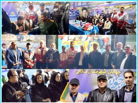 برپایی میز خدمت در پنجمین شب «پاتوق جوانان» تنکابن