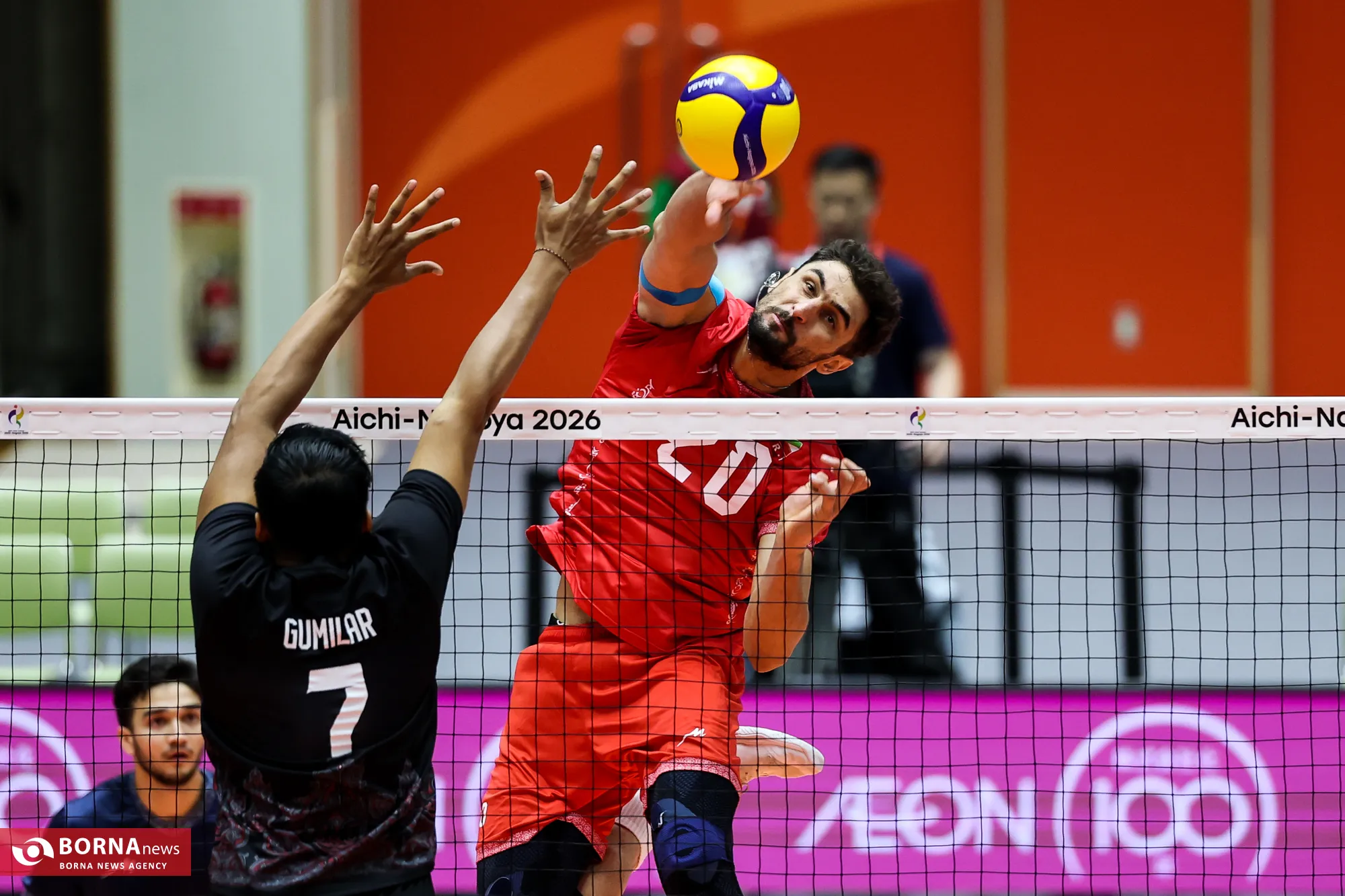 دیدار تیم های والیبال ایران و اندونزی/ NOGOYA2026