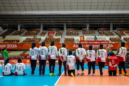 دیدار والیبال نشسته دختران ایران و چین/NAGOYA2026