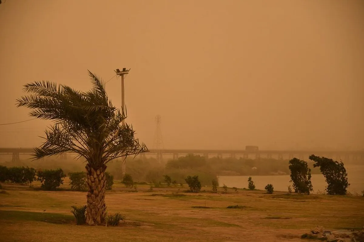 وقوع تندباد لحظه ای و احتمال خیزش گردوخاک های محلی در خوزستان