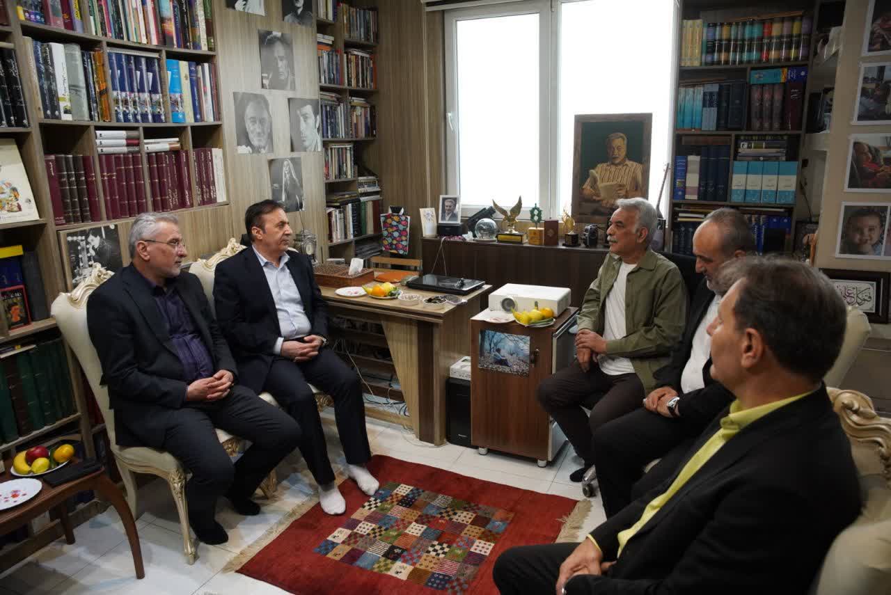 دیدار استاندار قزوین با حسن لطفی، از نامآوران سینما و ادبیات داستانی استان دیدار استاندار قزوین با حسن لطفی، از نامآوران سینما و ادبیات داستانی استان