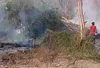 مهار آتش‌ سوزی در پارک ملی خجیر