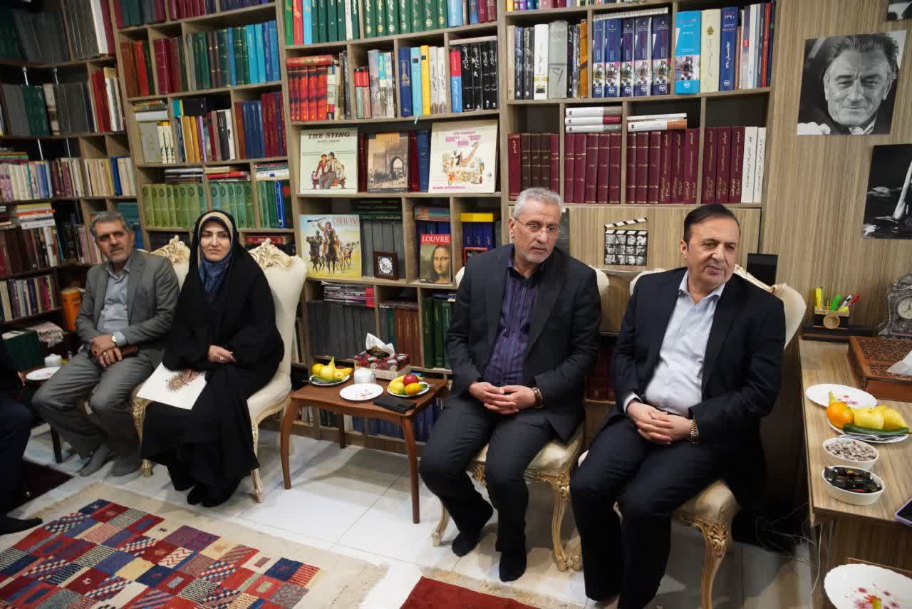 دیدار استاندار قزوین با حسن لطفی، از نامآوران سینما و ادبیات داستانی استان دیدار استاندار قزوین با حسن لطفی، از نامآوران سینما و ادبیات داستانی استان