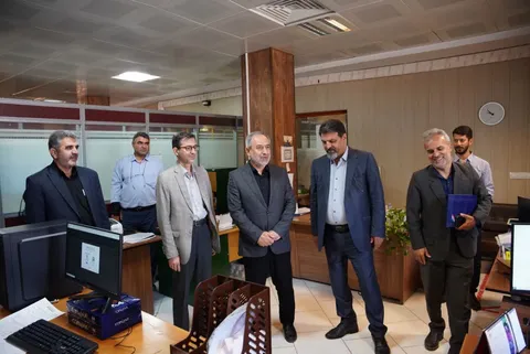 بازدید معاون اقتصادی استاندار قزوین از اداره کل صنعت، معدن و تجارت