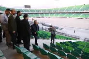 بازدید وزیر ورزش و کمیسیون فرهنگی مجلس از مرکز ملی فوتبال، فدراسیون کشتی و استادیوم آزادی