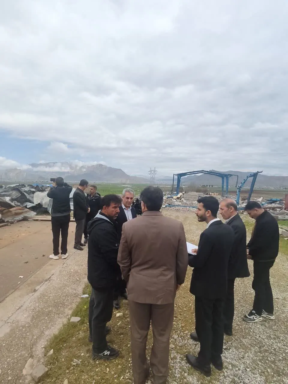 ارزیابی خسارات وارده از جنگ در سفر نمایندگان معاونت توسعه روستایی و مناطق محروم کشور به لرستان