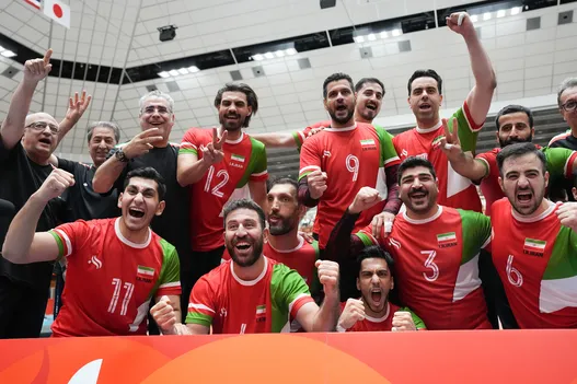 دیدار والیبال نشسته ایران و چین/NAGOYA2026