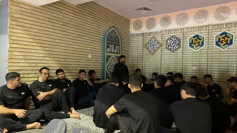 عزاداری ملی‌پوشان کشتی در کمپ تیم ملی