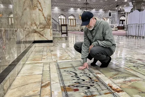 حضور قالیباف در حرم عبدالعظیم حسنی (ع)
