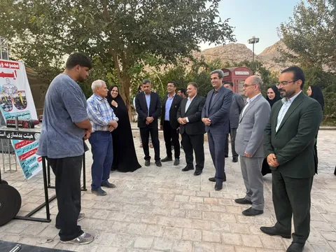حضور مدیرکل ورزش و جوانان استان یزد و مسئولان استانی در «شادراه ورزشی» شهرستان تفت
