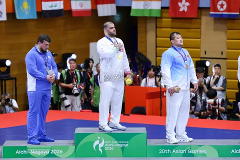مدال طلای امین میرزازاده در کشتی / NOGOYA2026