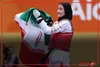 اهدای مدال آیلار جامی و پخش سرود ملی ایران پس از قهرمانی