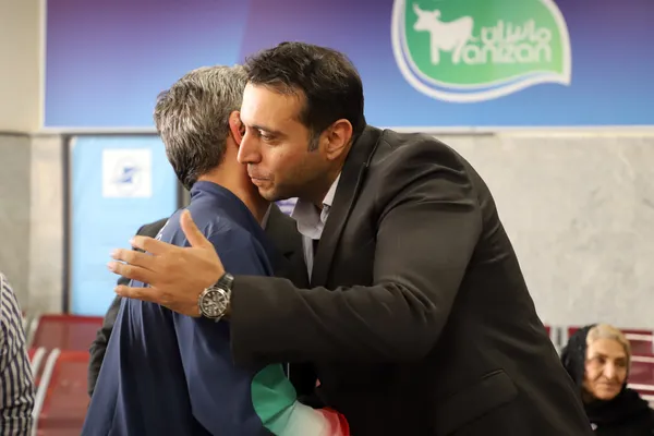 مراسم استقبال از فرشاد امیری داور کشتی