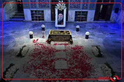 سومین شب مراسم بزرگداشت رهبر شهید انقلاب و شهدای خانواده ایشان در حرم مطهر امام رضا علیه‌السلام ۱۴۰۵/۴/۲۱