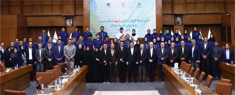 حضور وزیر ورزش و مسئولان کمیته ملی المپیک؛ مراسم بدرقه کاروان اعزامی به بازی‌های المپیک جوانان برگزار شد