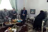 دیدار معاون توسعه ورزش همگانی با خانواده ۲ شهید معزز