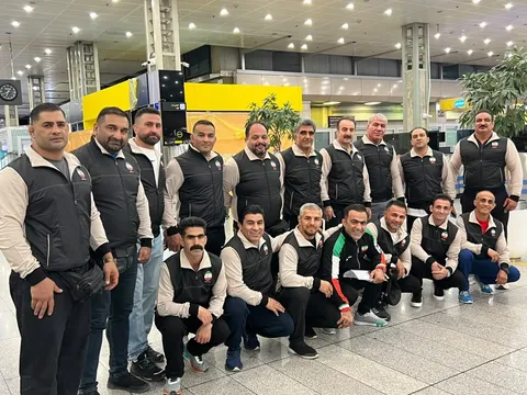 تیم ملی کشتی آزاد پیشکسوتان راهی اردن شد