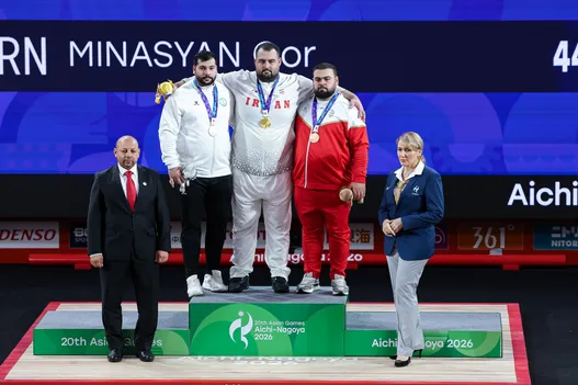 مدال طلای علی داوودی در وزنه برداری/ NOGOYA2026