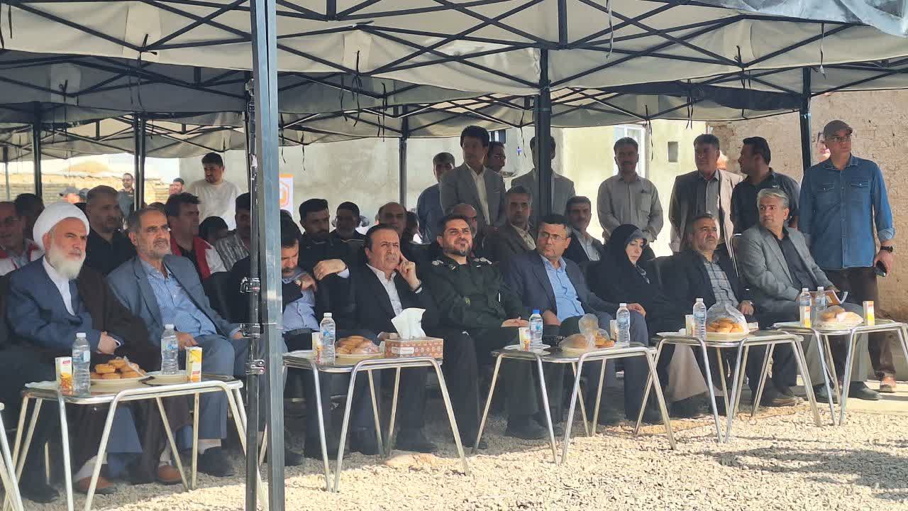 نوذری: بازسازی روستای تتنک در کمتر از ۶ ماه، الگویی موفق از خدمت‌رسانی جهادی است