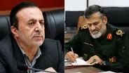 پیام تبریک فرمانده سپاه صاحب‌الامر (عج) استان قزوین به استاندار قزوین به مناسبت هفته دولت