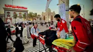 بیش از ۵۷ هزار خدمت درمانی هلال‌احمر اصفهان به زائران اربعین در نجف اشرف