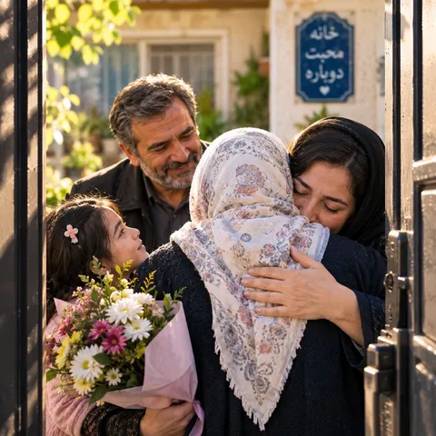 بازگشت مادر ۷۱ ساله به آغوش خانواده/ آزادی یک زندانی زن با همدلی خیرین