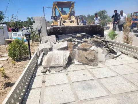 آزادسازی 46 هزار و 400 متر مربع از اراضی کشاورزی روستای مرادآباد بخش آفتاب تهران